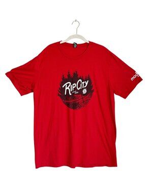 Portland Trail Blazers Rip City Red T-Shirt 2024-25 Season Graphic Tee - Sz L